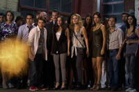 Max Minghella, Emile Hirsch, Joel Kinnaman, Olivia Thirlby and Rachael Taylor in "The Darkest Hour."