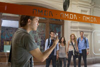 Emile Hirsch, Max Minghella, Olivia Thirlby, Rachael Taylor and Joel Kinnaman in "The Darkest Hour."