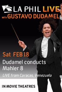 Poster art for "LA Phil Live: Dudamel Conducts Mahler."
