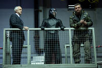 Jonathan Pryce as President, Ray Stevenson as Firefly and Luke Bracey as Cobra Commander in "G.I. Joe: Retaliation."