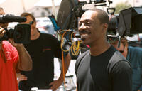 Eddie Murphy on the set of "A Thousand Words."