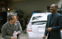 Director Brian Robbins and Eddie Murphy on the set of "A Thousand Words."