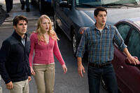 Miles Fisher as Peter, Emma Bell as Molly and Nicholas D'agosto as Sam in "Final Destination 5."