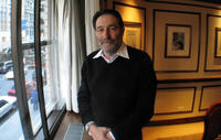 Screenwriter Eric Roth on the set of "Extremely Loud & incredibly Close."