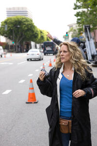Director Anne Fletcher on the set of "The Guilt Trip."