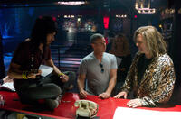 Russell Brand, Director Adam Shankman, Julianne Hough and Alec Baldwin on the set of "Rock Of Ages."