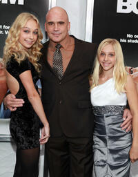 Sabine Rutten, Bas Rutten and Bianca Rutten at the New York premiere of "Here Comes the Boom."