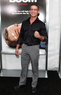 Mark Dellagrotte at the New York premiere of "Here Comes the Boom."