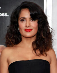 Salma Hayek at the New York premiere of "Here Comes the Boom."