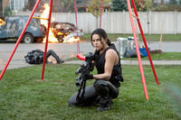 Michelle Rodriguez as Rain in "Resident Evil: Retribution."