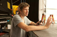 Director Paul W.S. Anderson on the set of "Resident Evil: Retribution."
