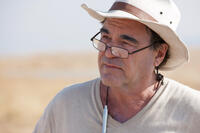 Director Oliver Stone on the set of "Savages."