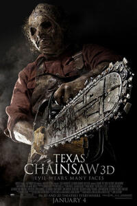 Poster art for "The Texas Chainsaw Massacre 3D."