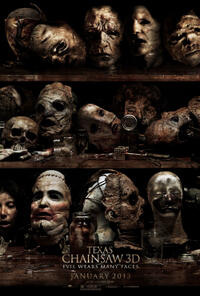 Poster art for "The Texas Chainsaw Massacre 3D."