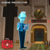 Surge Protector in "Wreck-it Ralph."
