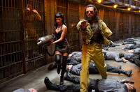 Nicole Scherzinger and Jemaine Clement in "Men in Black III."