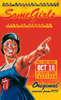 Poster art for "The Rolling Stones Live in Texas 1978."