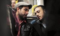 Tom Cullen as Russel and Chris New as Glen in "Weekend."