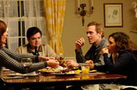 Oliver Platt, Allison Janney, Hugh Laurie and Alia Shawkat in "The Oranges."