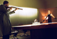 Tyler Perry and Matthew Fox in "Alex Cross."