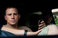 Channing Tatum as Mike and Alex Pettyfer as Adam/The Kid in "Magic Mike."