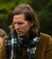 Director Wes Anderson on the set of "Moonrise Kingdom."