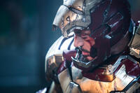 Robert Downey, Jr. as Iron Man in "Iron Man 3."