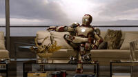 Robert Downey, Jr. as Iron Man in "Iron Man 3."