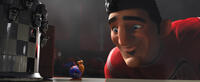Turbo voiced by Ryan Reynolds and Guy Gagnz voiced by Bill Hader in "Turbo."