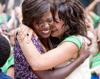 Viola Davis as Nona and Maggie Gyllenhaal as Jamie in "Won't Back Down."