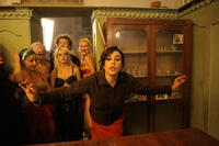Nadine Labaki on the set of "Where Do We Go Now?"
