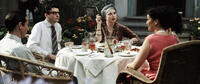 Mathieu Amalric as Nasser Ali, Eric Caravaca as Abdi, Isabella Rossellini as Parvine and Rona Hartner as Soudabeh in "Chicken With Plums."