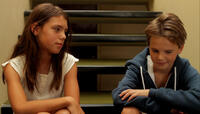 Jeanne Disson as Lisa and Zoe Heran as Laure/Mikael in "Tomboy."
