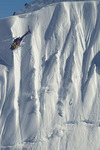 John Jackson, Travis Rice and Mark Landvik in "The Art of Flight."
