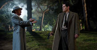 Sean Penn as Mickey Cohen and Josh Brolin as Sgt. John O'mara in "Gangster Squad."