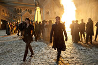 Gemma Arterton as Gretel and Jeremy Renner as Hansel in "Hansel and Gretel: Witch Hunters."