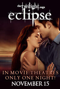Poster art for "Twilight Saga Tuesdays: Eclipse."