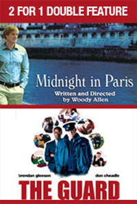 Poster art for "2 For 1 - Midnight in Paris / The Guard."