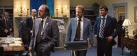 Rob Brownstein as Landon Butler, David Sullivan as Jon Titteron and Kyle Chandler as Hamilton Jordan in "Argo."