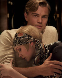 Leonardo Dicaprio as Jay Gatsby and Carey Mulligan as Daisy Buchanan in "The Great Gatsby."