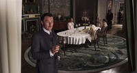 Joel Edgerton as Tom Buchanan, Leonardo DiCaprio as Jay Gatsby, Elizabeth Debicki as Jordan Baker, Carey Mulligan as Daisy Buchanan and Tobey Maguire as Nick Carraway in "The Great Gatsby."