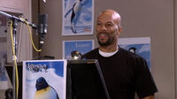 Common on the set of "Happy Feet Two."