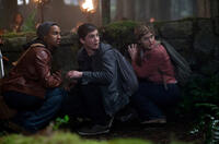 Brandon T. Jackson as Grover, Logan Lerman as Percy Jackson and Alexandra Daddario as Annabeth in "Percy Jackson: Sea of Monsters."