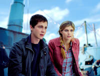 Logan Lerman as Percy Jackson and Alexandra Daddario as Annabeth in "Percy Jackson: Sea of Monsters."