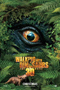 Poster art for "Walking With Dinosaurs 3D."
