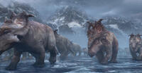 A scene from "Walking With Dinosaurs."