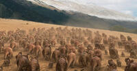 A scene from "Walking With Dinosaurs."