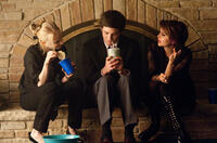 Erin Wilhelmi, Logan Lerman and Mae Whitman in "The Perks Of Being A Wallflower."