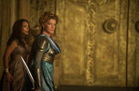 Natalie Portman as Jane Foster and Rene Russo as Frigga in "Thor: The Dark World."