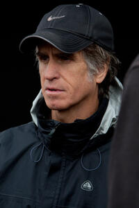 Director Jay Roach on the set of "The Campaign."